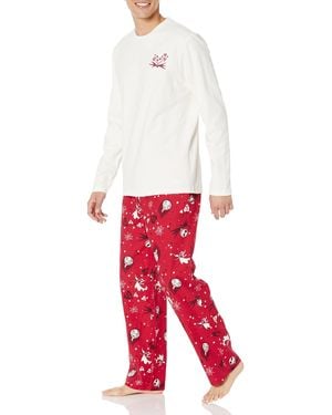Amazon Essentials Disney | Marvel | Star Wars Flannel Pyjama Sleep Sets - Red