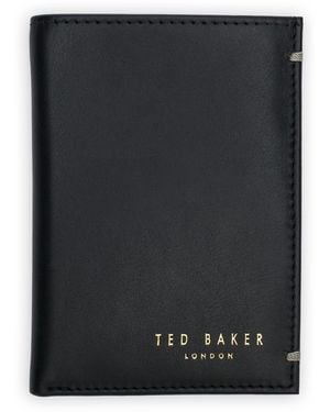 Ted Baker London Zackory Leather Cardholder Bi-fold Wallet - Black