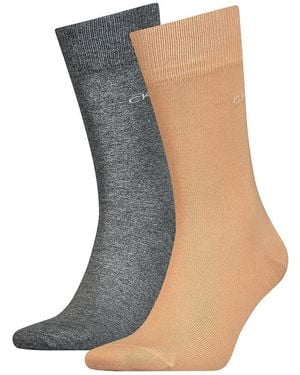 Calvin Klein Socks Ck Men Sock 2p - Blue