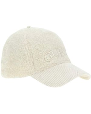 Guess BERRETTO PANNA - Bianco