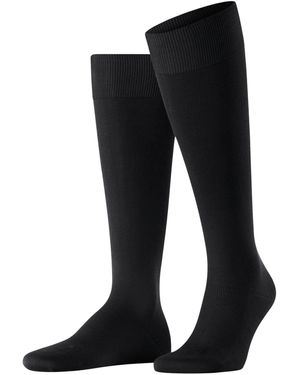 FALKE Energizing Cotton M KH Sottili con Compressione 1 Paio - Nero