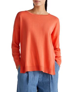Benetton Maglia SC Barca M/L 1091D10D7 Maglione - Arancione