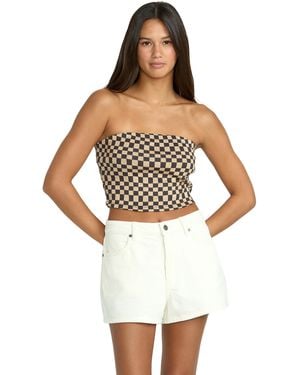 Volcom Rise Cotton Corduroy Shorts – Slim - White