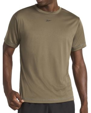 Reebok Apparel Id Train Short Sleeve T-shirt Army Green
