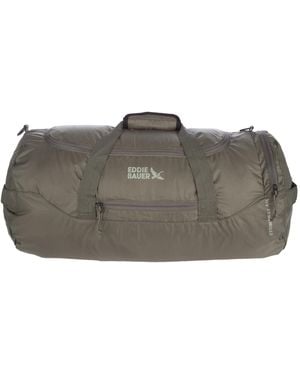 Eddie Bauer , Stowaway, borsone ripiegabile da 45 l, realizzato in poliestere Ripstop, Abete, 45L - Grigio