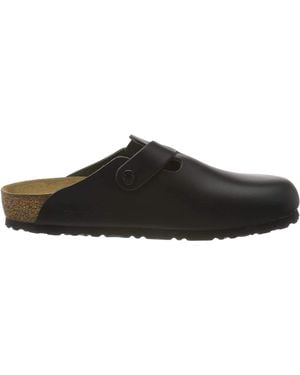 Birkenstock Boston Leather Clog,black,38 M Eu