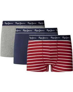 Pepe Jeans Stripes Tk 3p Shorts - Rot