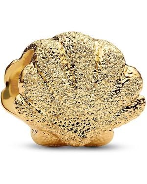 PANDORA Moments 764057C00 Muchel Mini Charm de Plata de Ley con Aleación de Metal Chapado en Oro de 14 K Compatible Moments - Metálico