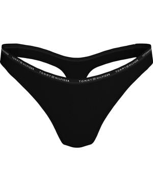 Tommy Hilfiger Thong Uw0uw05741 - Black
