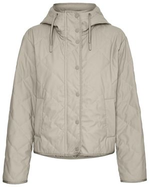 Vero Moda VMHERO Short Coated Jacket ENT - Grau