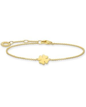 Thomas Sabo Armband Kleeblatt gold - Mettallic