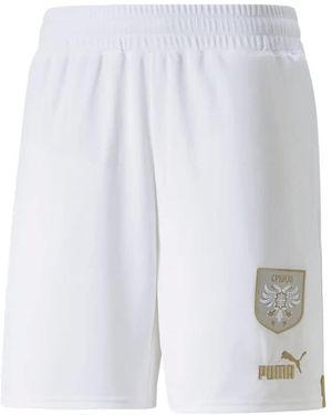 PUMA 2022-2023 Serbia Away Shorts - White