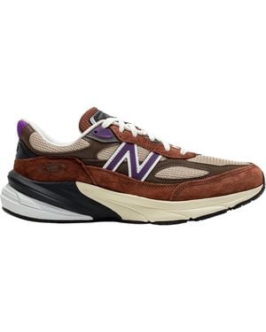 New Balance Made In Usa 990v6 Trainer - Brown