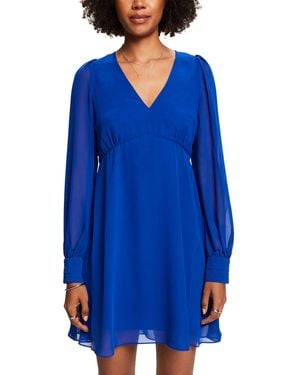 Esprit 034ee1e339 Vestido - Azul