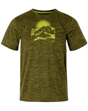 Regatta T-Shirt Kurzarmshirt Funktionsshirt Fingal IX T-Shirt - Grün