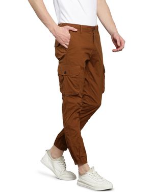 Calvin Klein Jeans Pantaloni Uomo Skinny Washed Cargo - Marrone