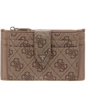 Guess Portacarte di credito noreen RW1668P4301 latte logo - Metallizzato