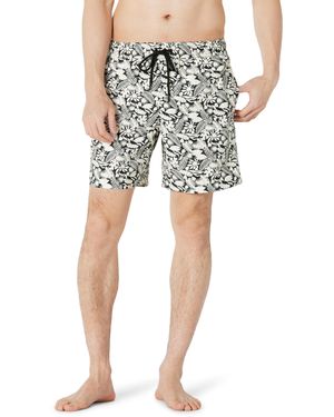 Amazon Essentials 18cm Badehose mit Netzfutter - Mehrfarbig