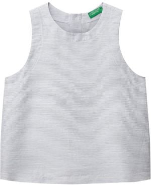 Benetton Blusa 5ypvdq0bl Shirt - Grey