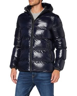 Geox M SILE BOMBER Uomo Giacca Blu Notte