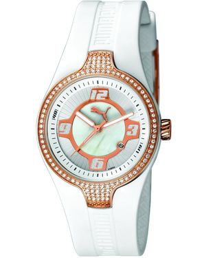 PUMA Orologio Analogico al Quarzo Donna con Cinturino in Plastica 289100164PU101942002 - Multicolore