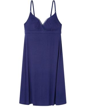 Women'secret Short Nightdress Maternity 1 Camisón - Azul