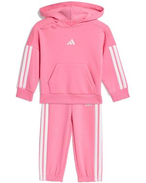 adidas Bebé Essentials Hooded JOGGER - Roze