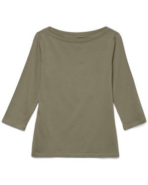 Vero Moda Vmpanda Modal 3/4 Top JRS Noos Langarmshirt - Grün