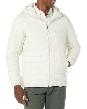 Amazon Essentials Doudoune à Capuche Légère - Neutre