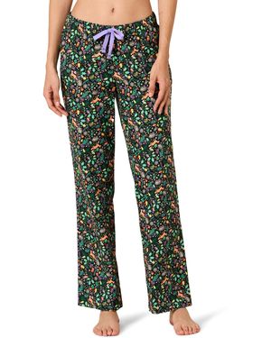 Amazon Essentials Pantaloni da Notte in Flanella - Verde
