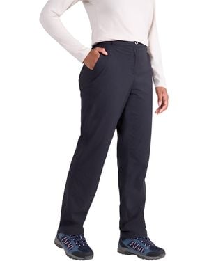 Mountain Warehouse Winter Delta S Fleece Lined Trouser Black Size 16 - Blue