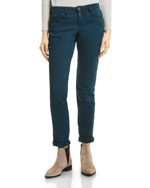 Street One Tapered Hose Crissi casualfit slimleg A371061 - Blau