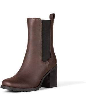 Amazon Essentials Heeled Chelsea Boot - Brown