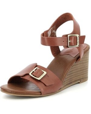 Kickers Kick Vodou Sandale mit Absatz - Braun