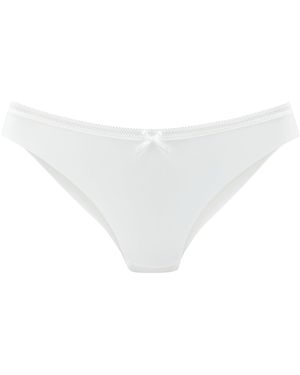 S.oliver Slip in Creme aus weichem Microtouchmaterial - Weiß