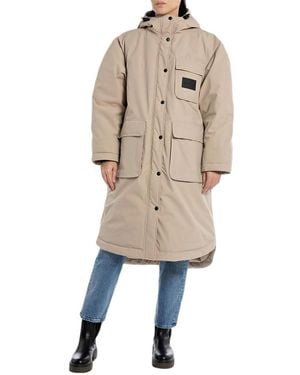 Replay Adult W7809 Fine Poly Coat - Natural