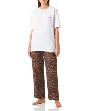 Calvin Klein Conjunto de Dormir Pijama - Blanco