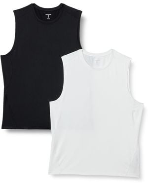 Amazon Essentials Muskel-Tanktop aus Funktionsstretch - Schwarz