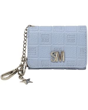 Steve Madden Bklara Kartenetui mit Schlüsselring und Clip - Blau