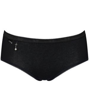 Sloggi Donna Basic H Pearl Midi 2P - Nero