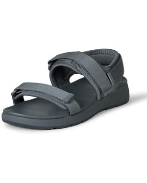 Amazon Essentials Sandalia Ajustable de Triple Correa Hombre - Negro