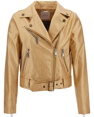 Guess Perfecto métallisé Lana Jeans - Neutre