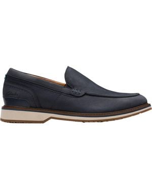 Clarks S Monahan Step Shoes - Blue