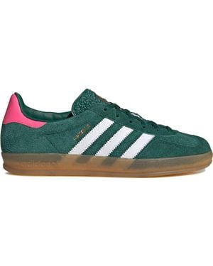 adidas S Gazelle Indoor Collegiate Green Pink Size 7 - Black