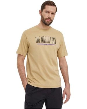 The North Face Est 1966 T-shirt Khaki Stone Xl - Natural