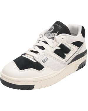 New Balance 550 Trainer - Metallic