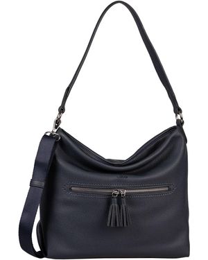 Gabor Bags Anthina Hobo Bag Schultertasche Mittelgroß Blau - Schwarz