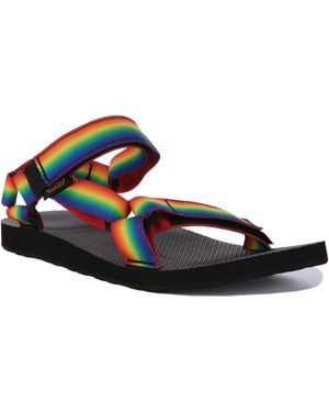Teva Original Universal Gradiate Pride Hook And Loop Sandal - Black
