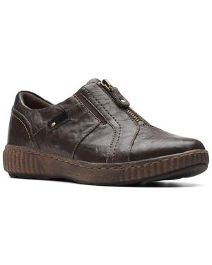 Clarks Magnolia Zip Loafer - Braun