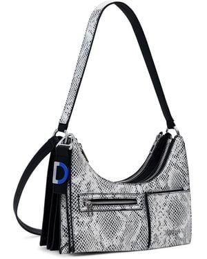 Desigual Bolso de hombro bolso bandolera Delta Lyra Shoulder Bag Black negro